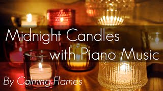 Midnight Warm Candles / Quiet Piano Music 30 minutes / For Sleep, Working / Iittala Kivi, Kastehelmi