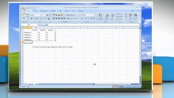 Microsoft® PowerPoint 2007: Insert chart into presentation on Windows® XP?
