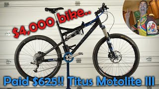 Mountain Bikes - Consider Used Before Buying New (Titus Motolite III) by JUnbox 813 views 1 year ago 6 minutes, 39 seconds