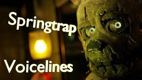 [Blender|FNaF] Springtrap Voicelines