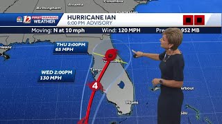 WATCH: Potential Ian impacts here, sunny for now screenshot 5