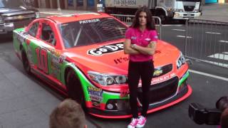 Danica Patrick photo shooting in NYC