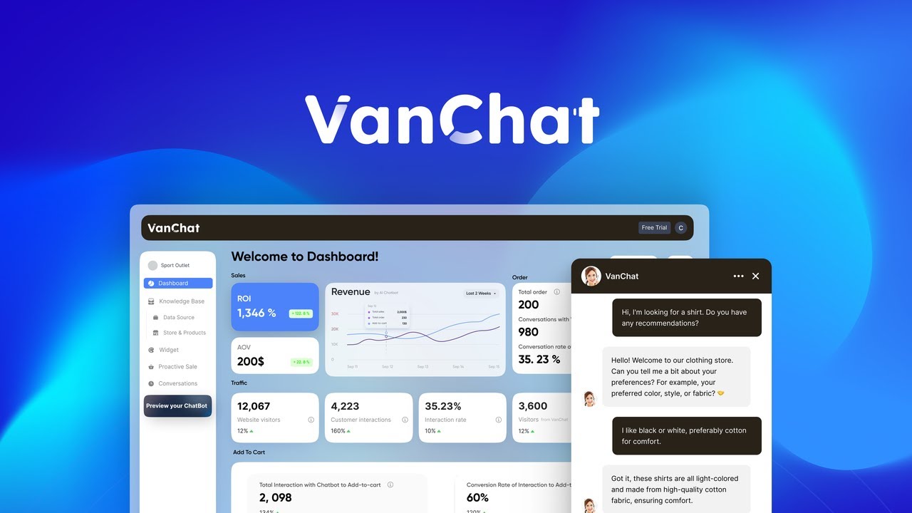 Order tracking by your AI shopping assistant :VanChat