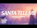 Ariana Grande Santa Tell Me Lyrics 