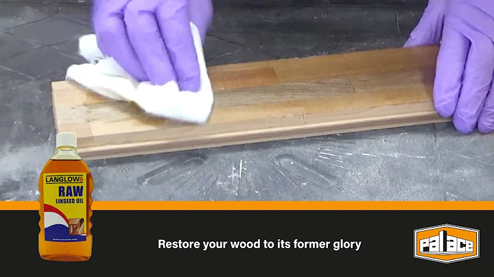 Protect & restore your garden and home furniture with Palace Raw Linseed Oil