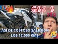 GSX-S 750 LLEGAMOS A LOS 12.000KMS, YA SE DAÑÓ BLANQUITA!!!