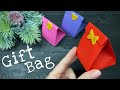 Sac cadeau en papier diy origami