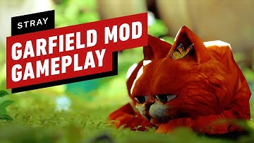This Stray Mod Lets You Play as Garfield the Cat