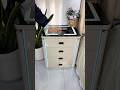 clever bedside table with built-in safe for secure bedroom storage #smartbedsidetable #shortsfeed