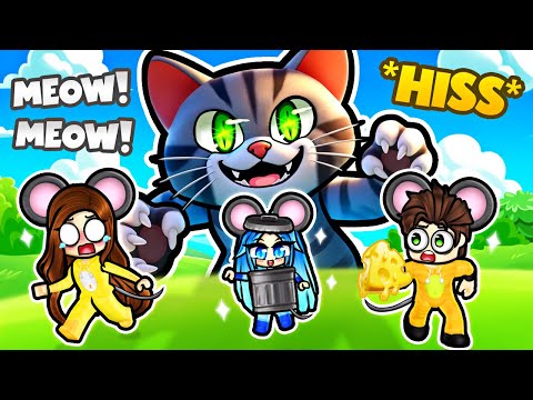 Escape the GIANT KITTEN in Roblox!