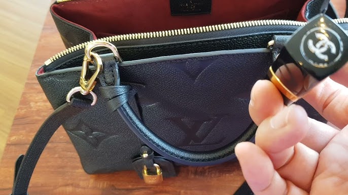 Twist belt chain wallet. louis vuitton mini bag black review. #Shorts 