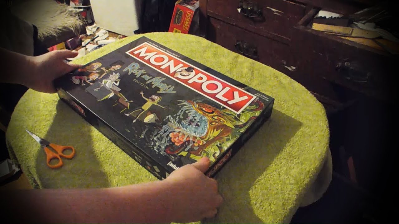 Rick and Morty Monopoly unboxing