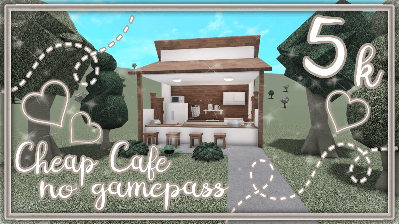 Building a COFFEE SHOP in Bloxburg! 