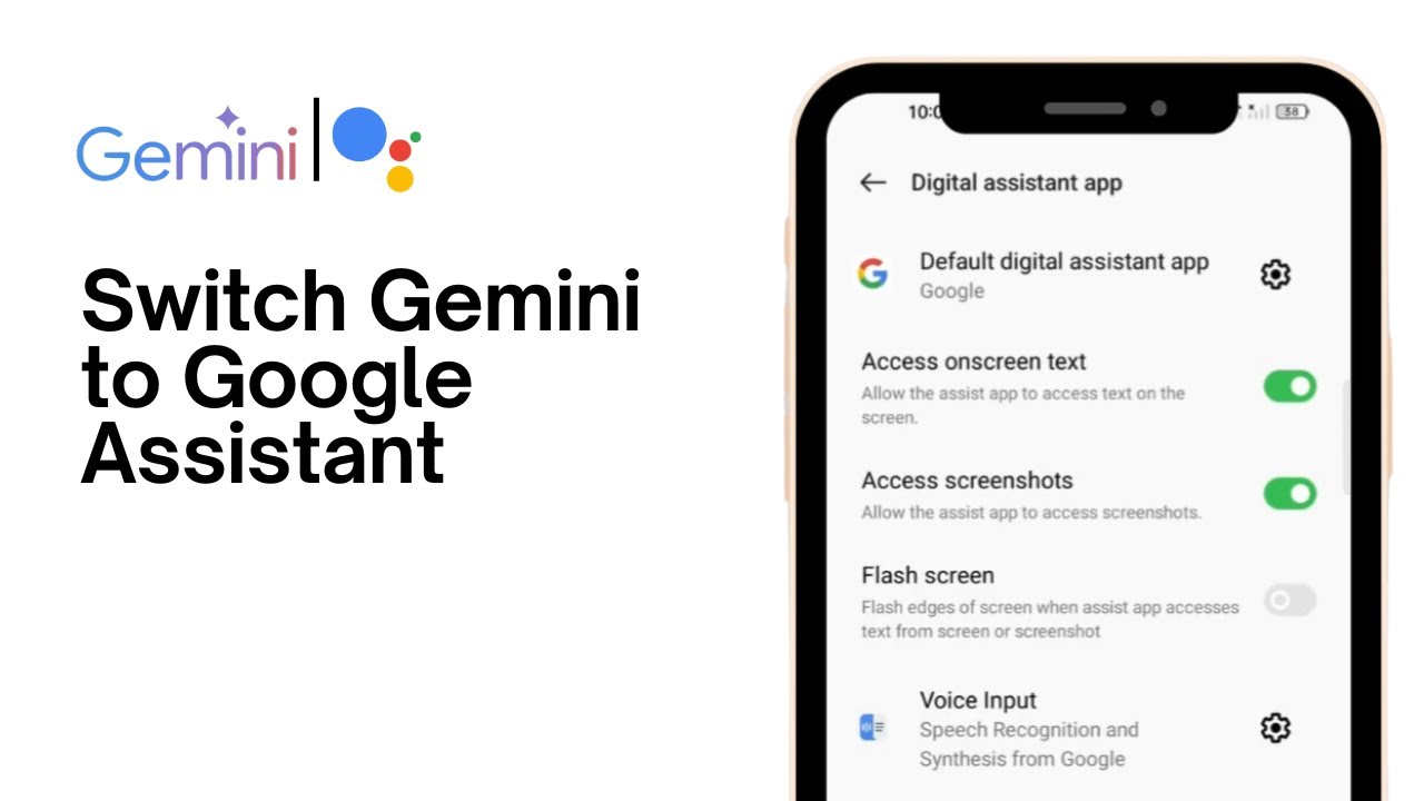 How to Switch Gemini to Google Assistant | Quick Guide - YouTube