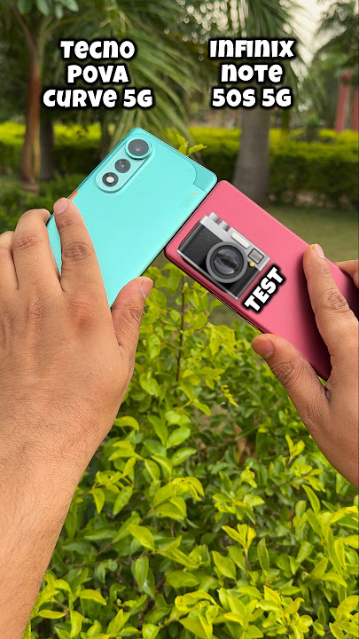 Tecno Pova Curve 5g Vs Infinix Note 50s 5g Camera Comparison #shorts