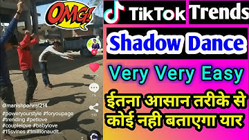 Tiktok Shadow Dance Tutorial | Tiktok Shadow moving Editing | Tiktok Trending Tutorial | tiktok