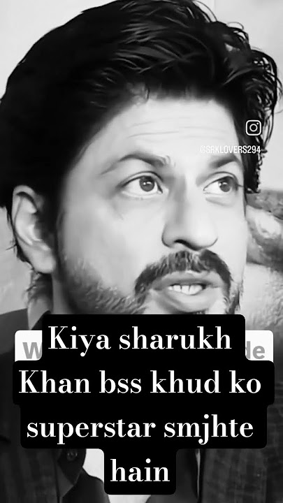 Why Bollywood Needs a King (SRK)