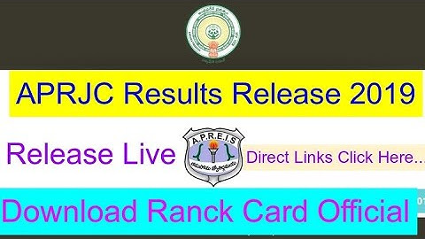 APRJC & APRDC 2019 Results Release Official Links|Live|