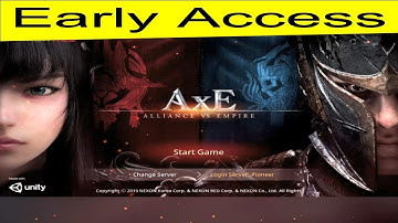 AxE: Alliance vs Empire - Gameplay Walkthrough #1 - FIRST LOOK (iOS, Android)