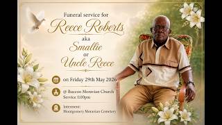 Funeral service for Reece Roberts, aka Smallie or Uncle Reece on Friday 29th May 2026