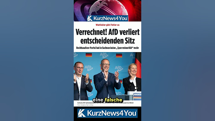 SCHOCK FÜR DIE AfD!!!  Sitzverlust in Sachsen! AfD verliert „Sperrminorität“
