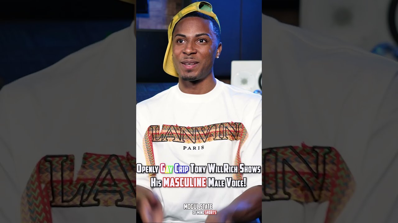 Openly Gay Crip Rapper Tonywillrich Shows Off His Masculine Voice Https Youtu Be JrXOOqGfY I