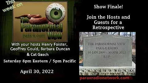 30 April 2022: Live Series Finale; Henry Foister R...