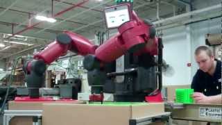 Baxter, the Robot in action with K'NEX parts-1