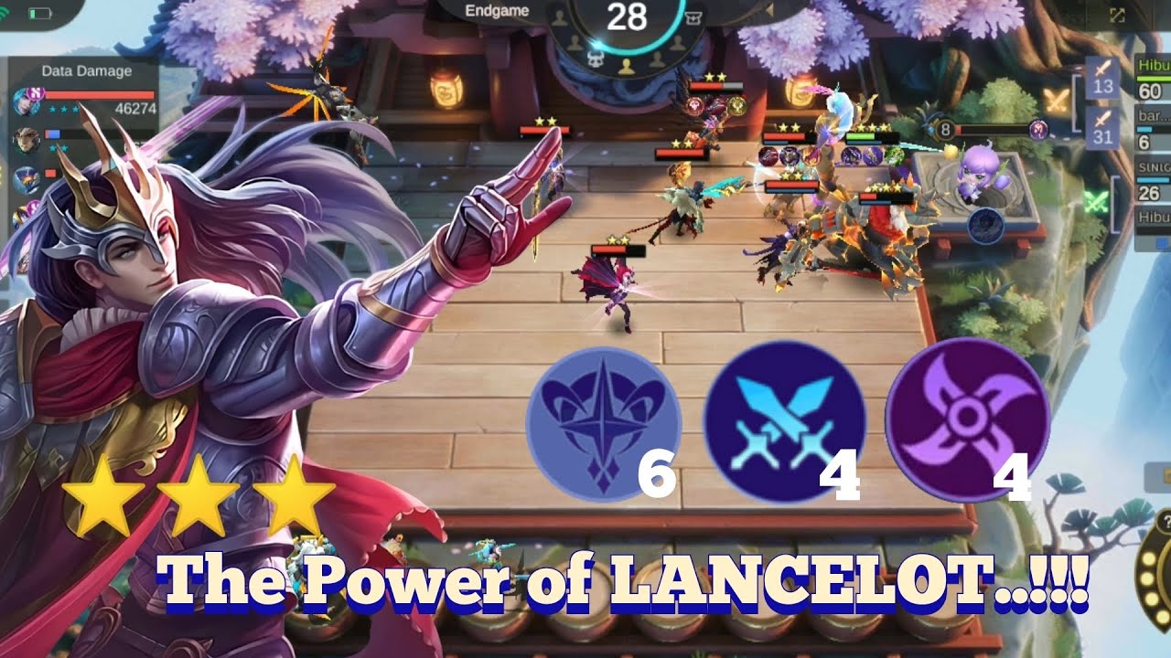 HYPER LANCELOT...!!! 6ASTRO+4SWORDSMAN+4ASSASSIN..!!! MEGIC CHES MOBILE ...