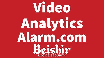 Video Analytics Alarm.com