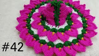 How to Crochet Beautiful Flower Dress for Laddu Gopal / Kanhaji #42 (all sizes)