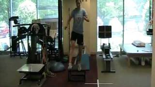 Double-Leg Step Drop Off-180° Jump - Step Jump Up