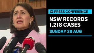 IN FULL: NSW recorded 1,218 new locally acquired COVID-19 cases | ABC News