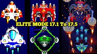 Space shooter - Galaxy attack - Galaxy shooter Gameplay | Elite Mode 17.1 To 17.5 Level | 2020