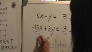 Linear Systems of Equations Part 4: Inconsistent and Dependent Systems