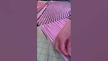 Duct tape weaving! #shorts