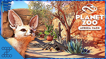 Fennec Fox Habitat | Planet Zoo Africa Pack | Quick Stop-motion Build