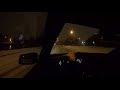 Mercedes C63 AMG drifting through Moscow (PURE AMG SOUND)