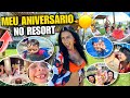 Meu aniversrio no resort meu filho aprendeu a nadar 