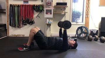 Hooklying DB Floor Press