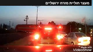 מרדף אחרי רכב גנוב ומעצר חוליית מזרח ירושליים