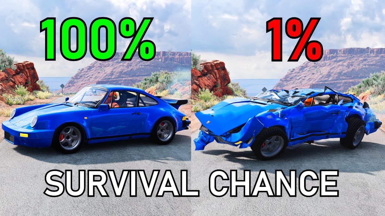 Realistic Survival Chance Crashes #3 | BeamNG.drive