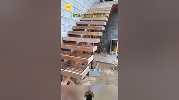 Đóng Cốt Pha Cầu Thang Hình Xương Cá #xây_dựng #kiến_thức_xây_dựng #thợ_xây