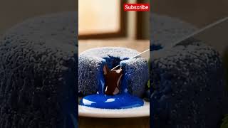 💙 “Cutting the Blue Lava Cake — So Much Chocolate Flow!! | Extreme Satisfying ASMR”