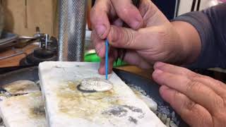 Simple Soldering with Lora Hart - soldering a bail to a medalion