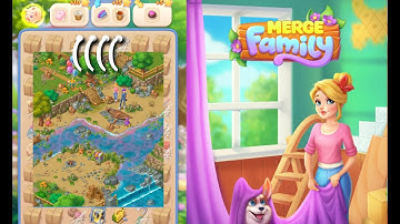 Merge Famil🧁🍰 Level 1-2 Part1🍫☕️