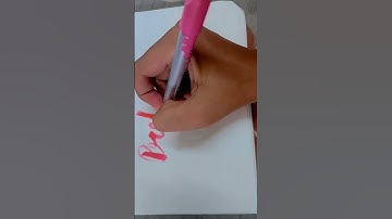 For my cute subscriber!! Comment ur name guys!! #calligraphy