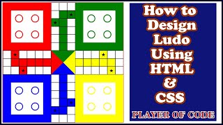 🔴 Design Ludo Using HTML & CSS ||HTML Project for Beginners || Player Of Code 🎬 screenshot 4