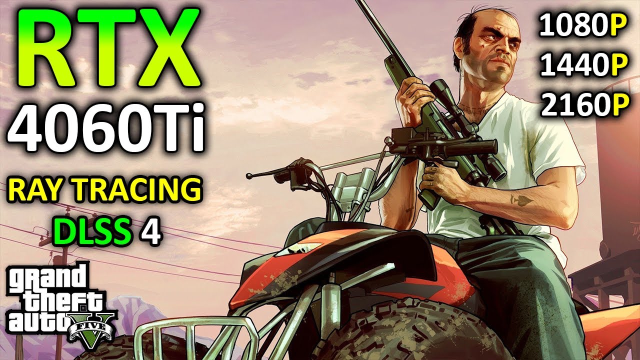 GTA 5 Enhanced on RTX 4060 Ti | Ray Tracing + DLSS 4 | 1080p - 1440p - 2160p | 2025