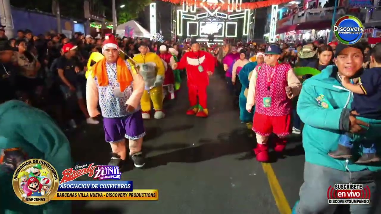 BRANLY CON LOS CONVITEROS DE BARCENAS VILLA NUEVA